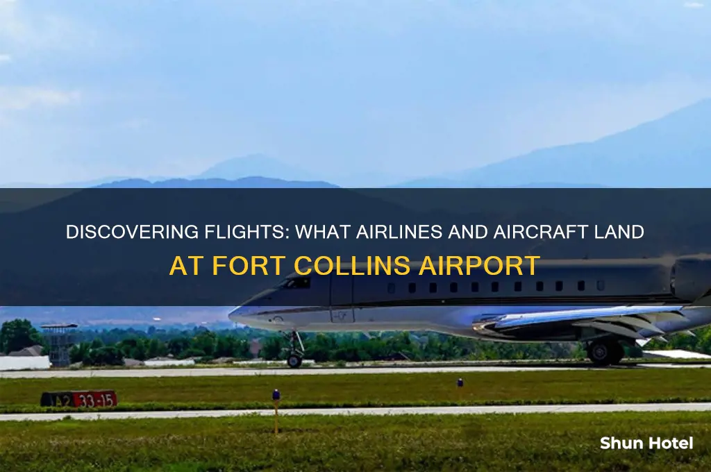what flies into fort collins airport colorado