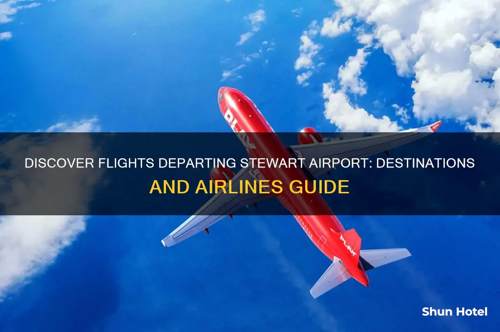 what flies out of stewart airport