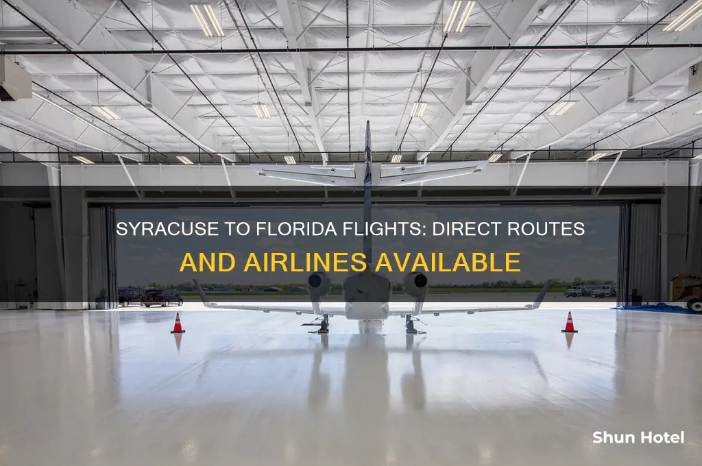 what flies out of syracuse airport to florida