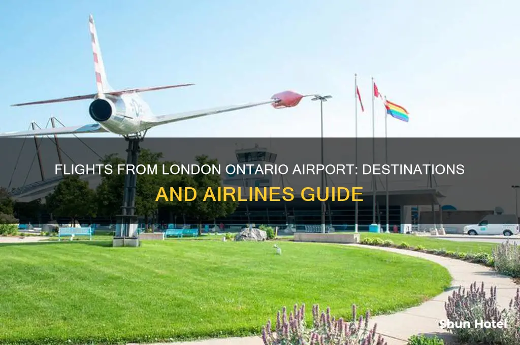 what flights fly out of london ontario airport