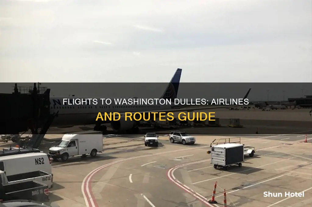 what flights fly to washing dulles international airport