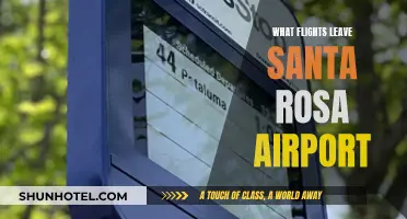 Santa Rosa Airport: Which Flights Depart?
