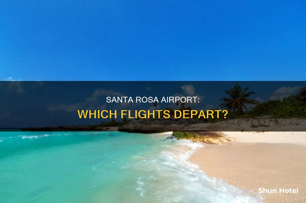 what flights leave santa rosa airport