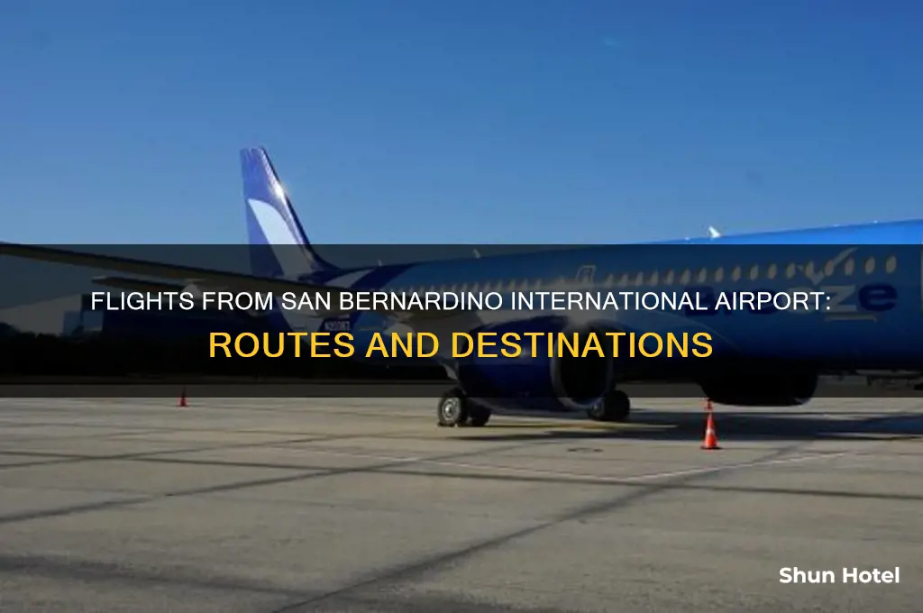 what flights operate out of san bernardino international airport