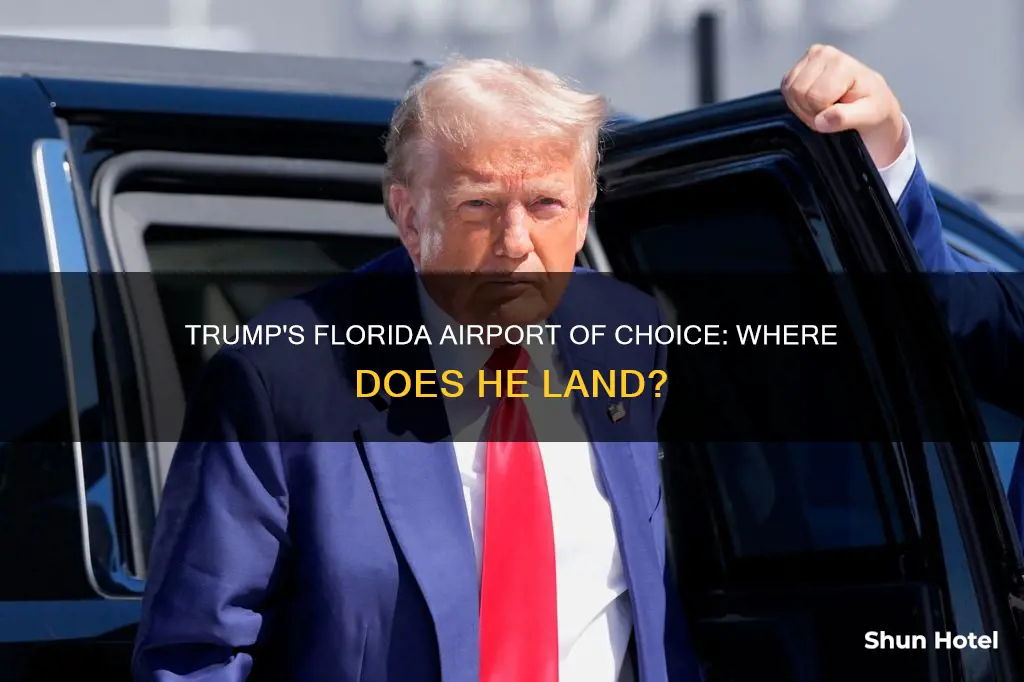 what florida airport does trump use