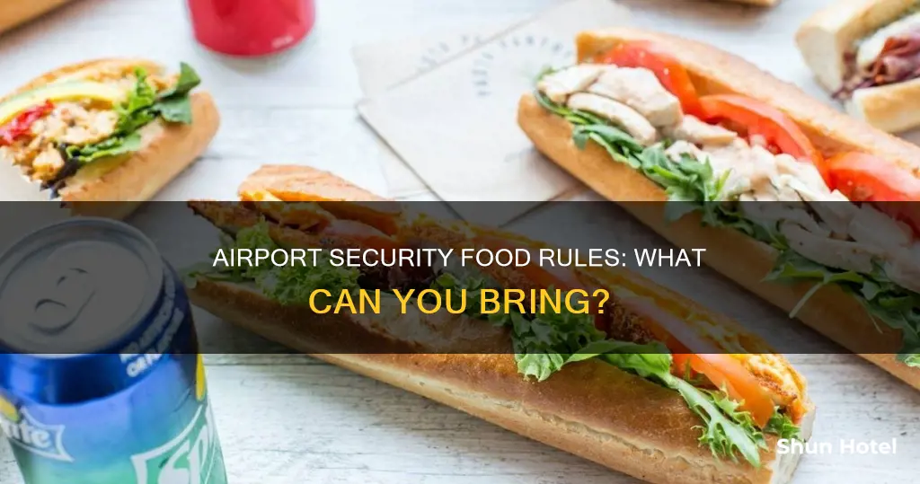 what food allowed through airport security