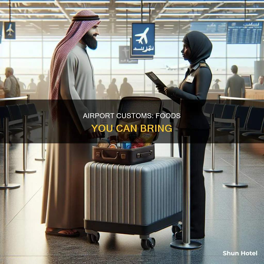 what food can you take through airport customs