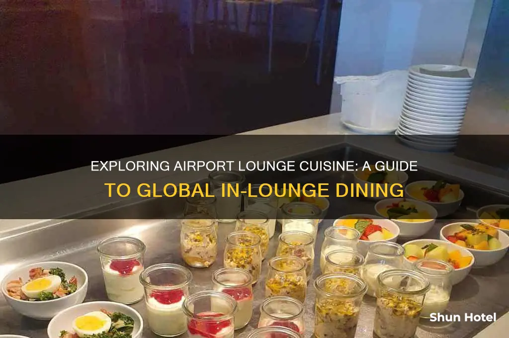 what food do you get in airport lounges