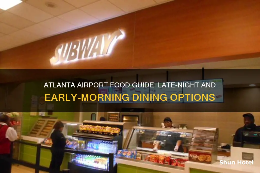 what food is open at atlanta airport