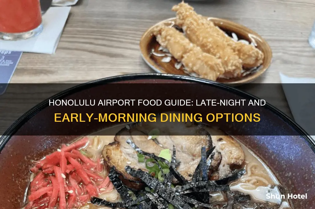 what food is open at honolulu airport