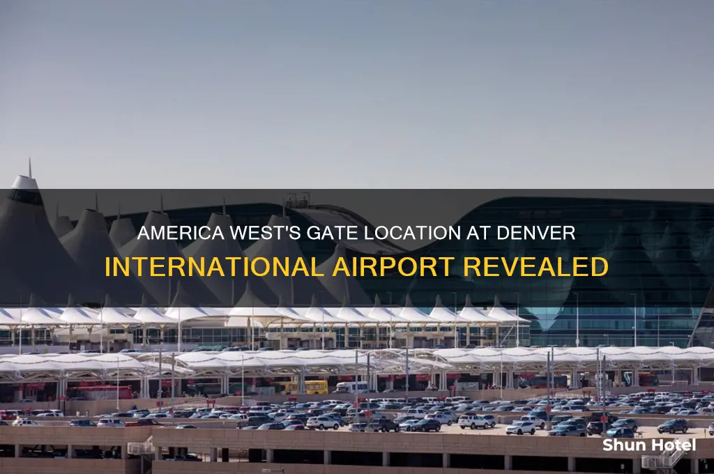 what gate did america west have at denver international airport