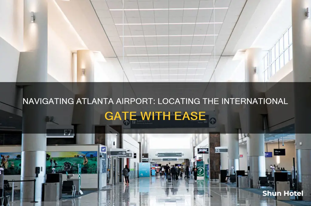 what gate is international at atlanta airport