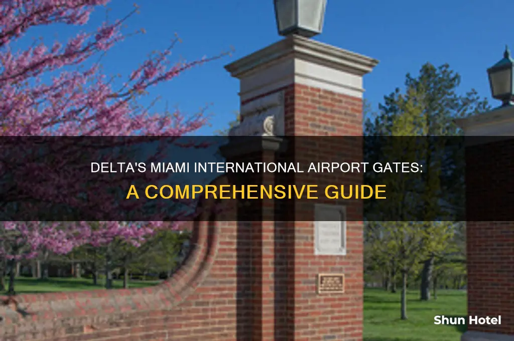 what gates does delta use at miami international airport