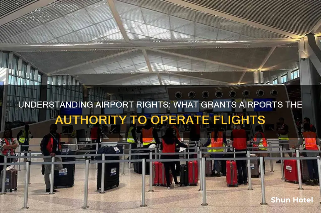 what gives the airport right fly