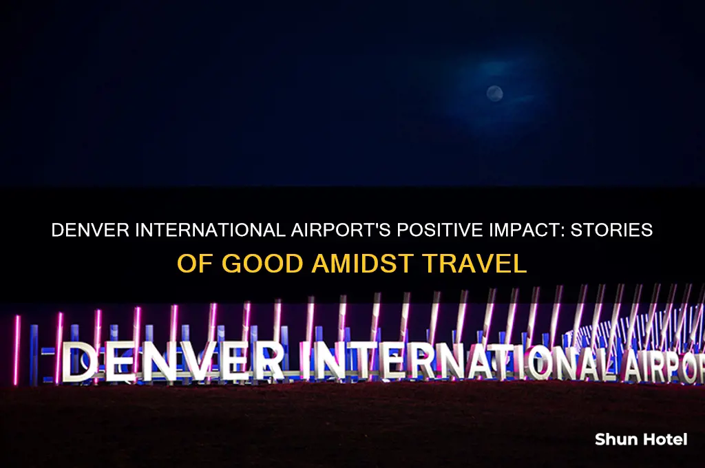 what good happened during denver international airport