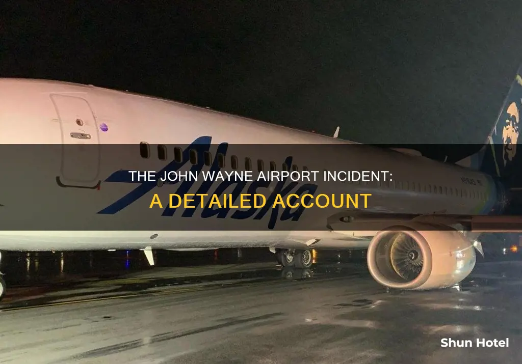 what happen on john-wayne airport