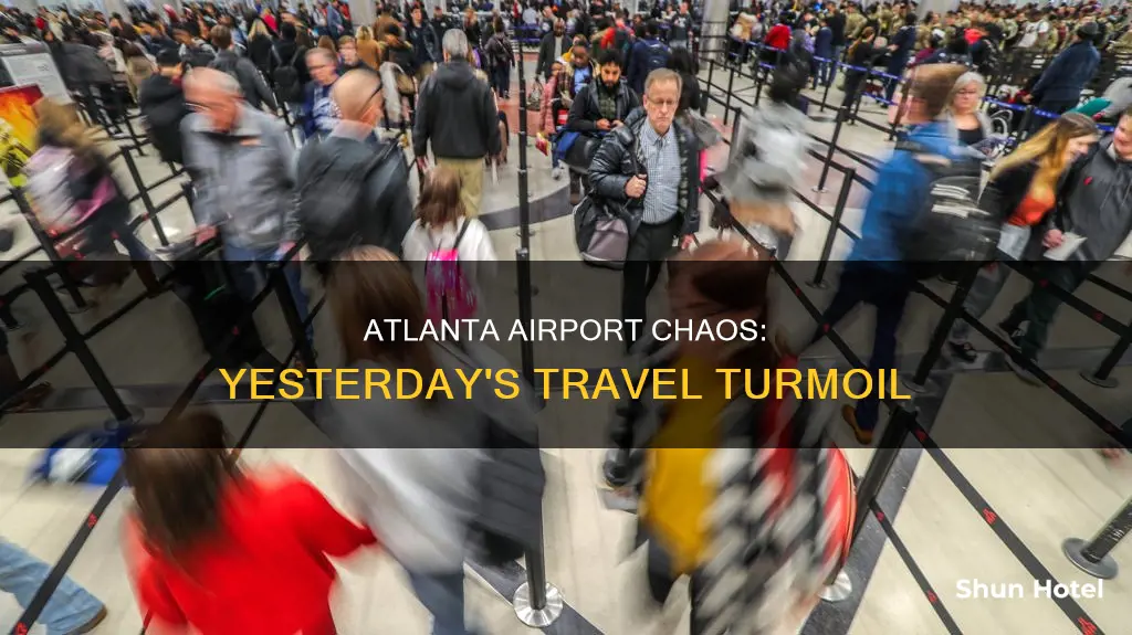 what happened at atlanta airport yesterday
