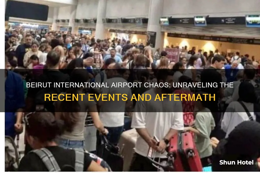 what happened at beirut international airport