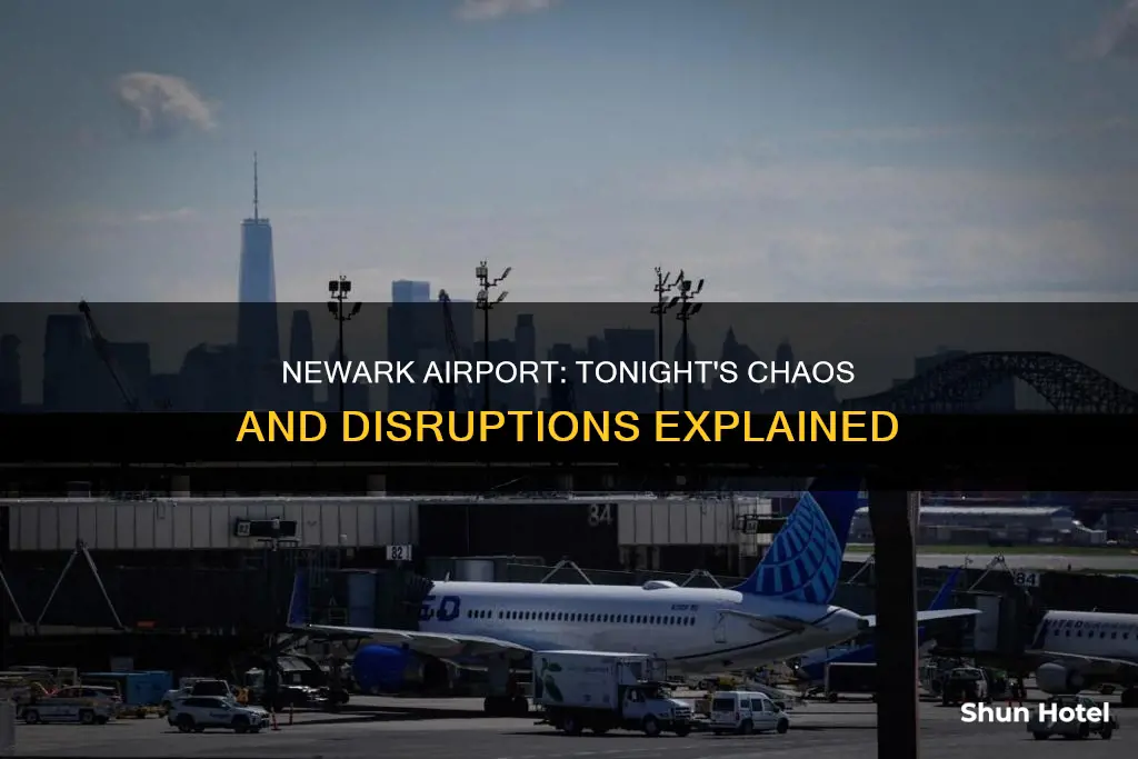 what happened at newark airport tonight