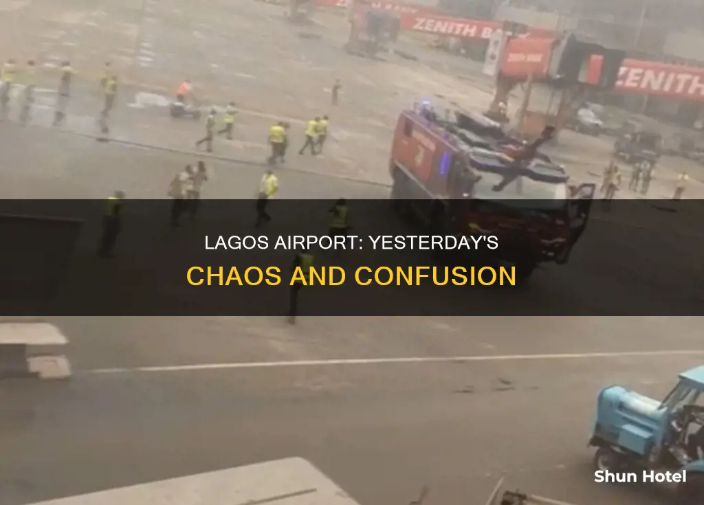what happened in lagos airport yesterday
