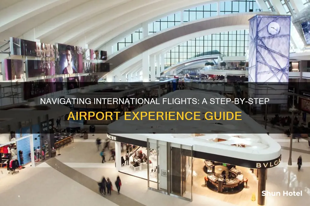 what happens at airport when you take international flight