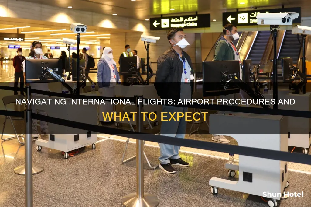 what happens at the airport when you fly international