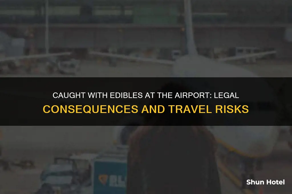 what happens if i get caught with edibles at airport