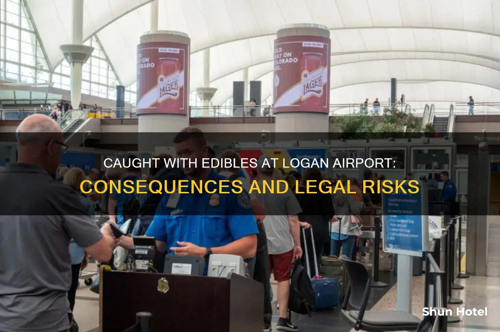 what happens if you get caught with edibles logan airport