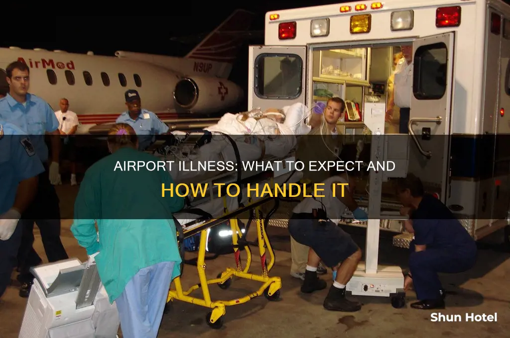 what happens if you get sick in an airport