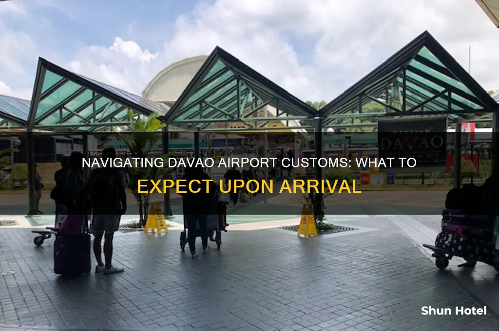 what happens once you get to customs at davao airport