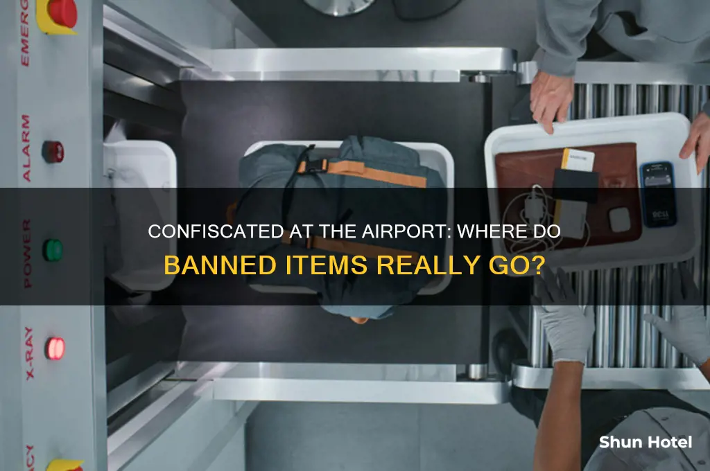 what happens the stuff that gets confiscated at airports