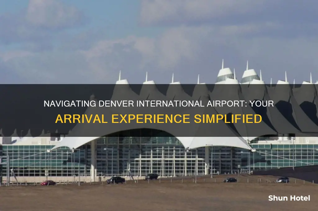 what happens upon arrival at denver international airport