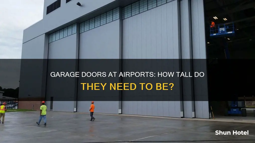 what height garage doors at airport