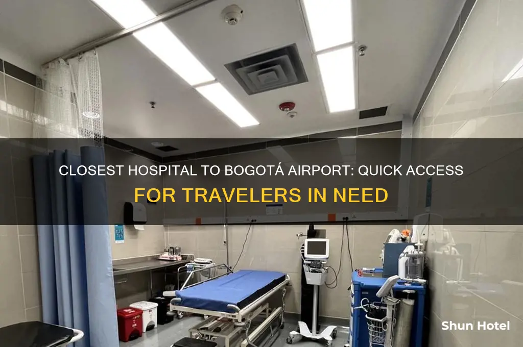 what hospital is the closest to airport in bogota colombia