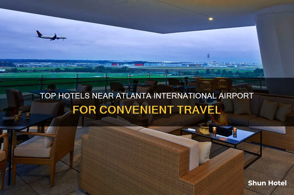 what hotels is close to atlanta international airport