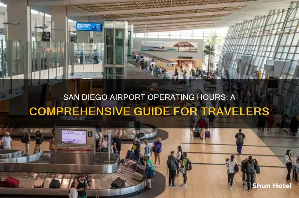 what hours is the san diego airport open