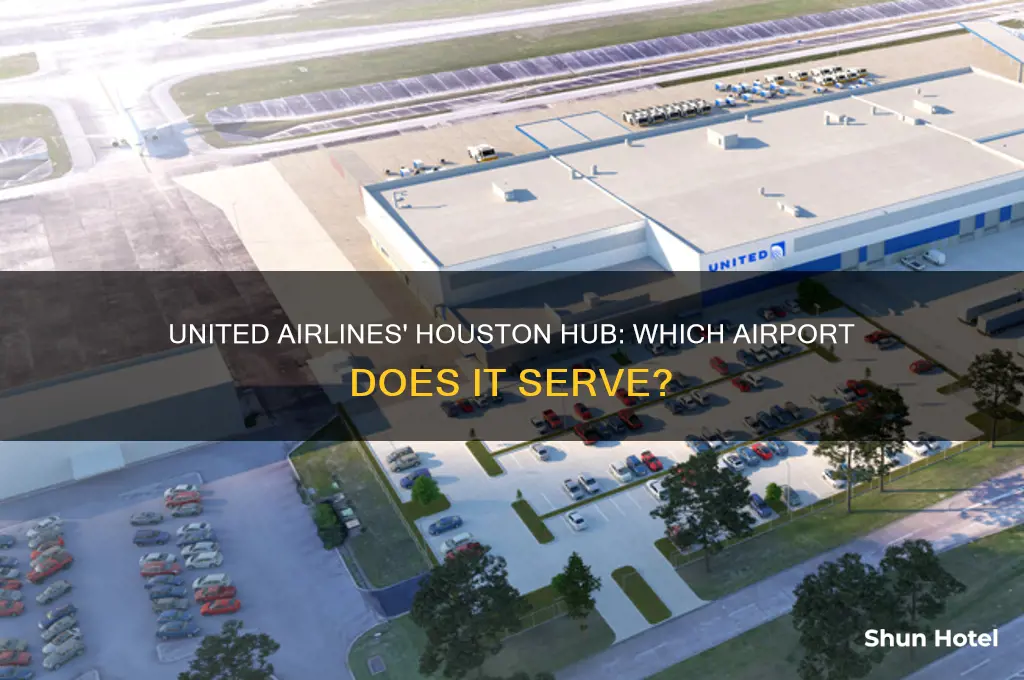 what houston airport does united fly in to