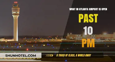 Late-Night Atlanta Airport Guide: What's Open Past 10 PM?