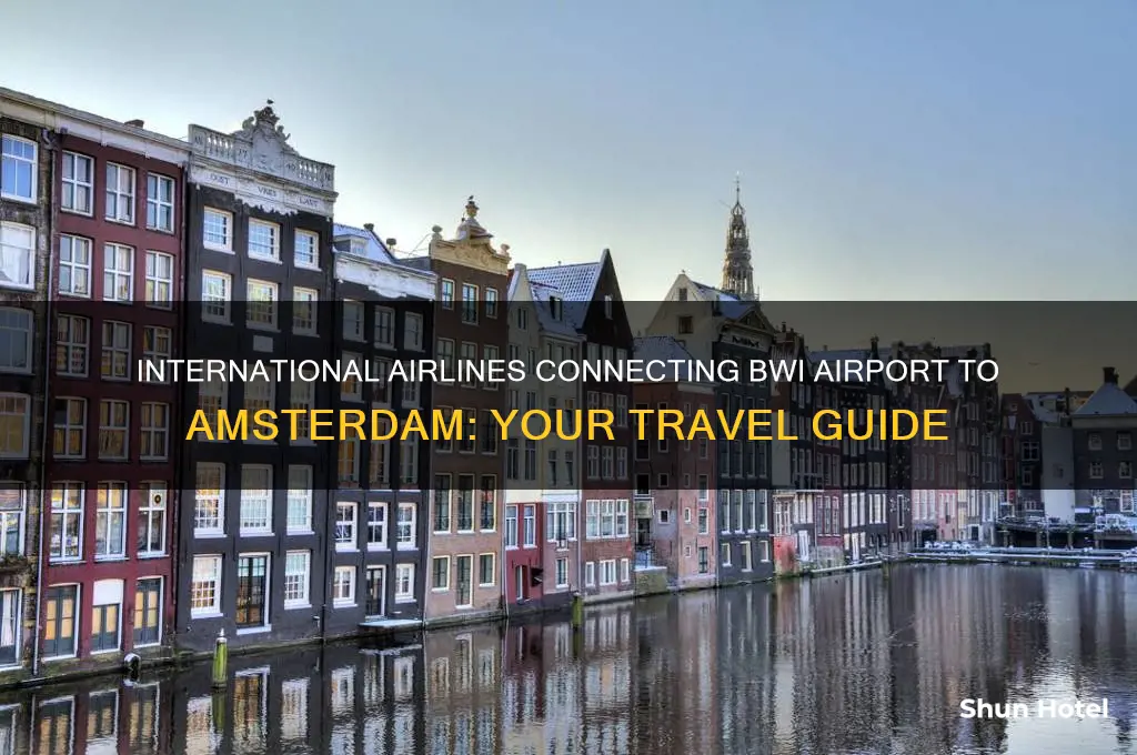 what international airlines fly out of bwi airport to amsterdam