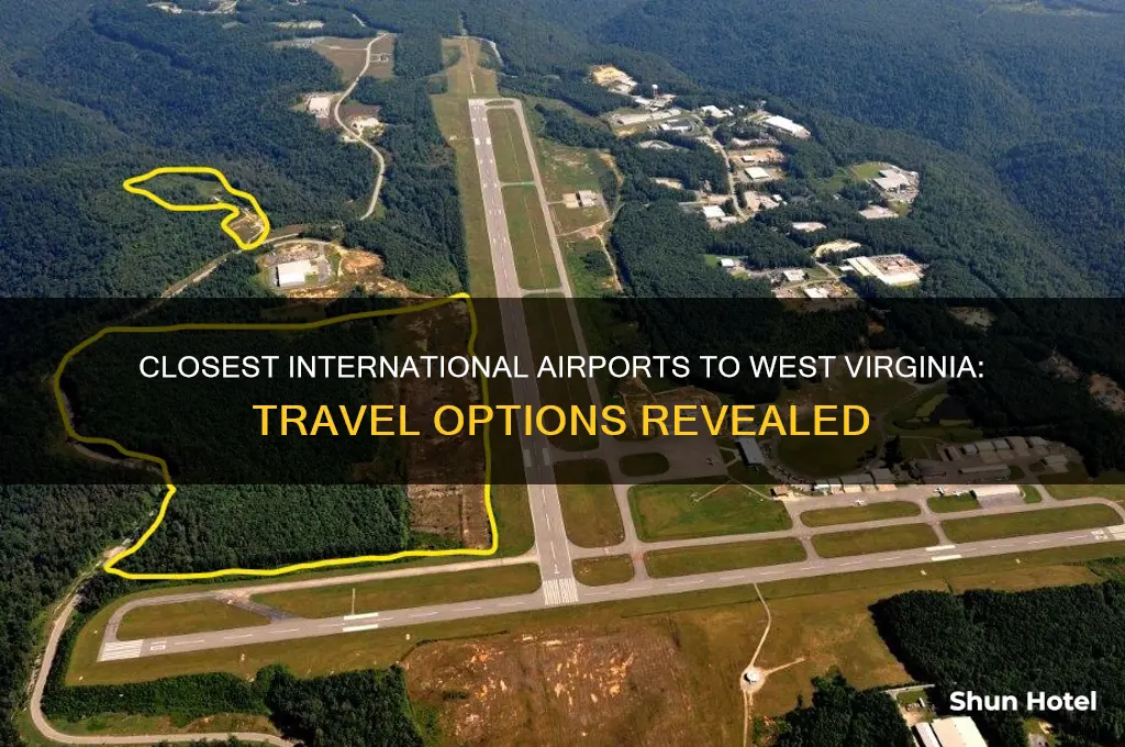 what international airport are close to wv