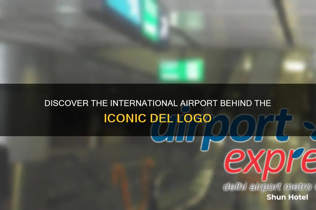 what international airport has the del as their logo
