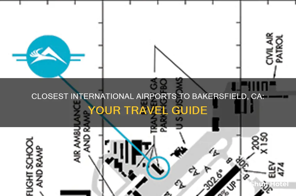 what international airport is close to bakersfield ca