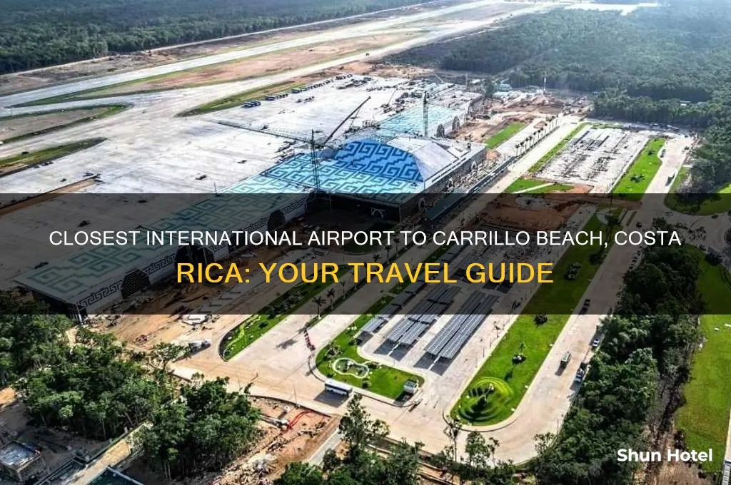 what international airport near carrillo beach costa rica