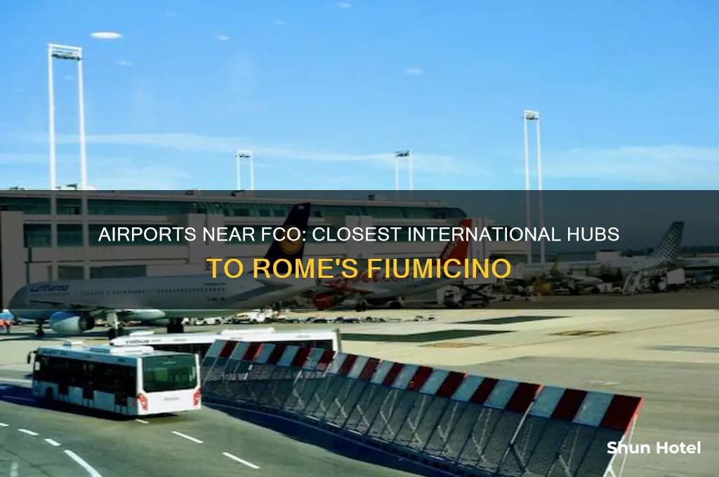 what international airports are close to fco
