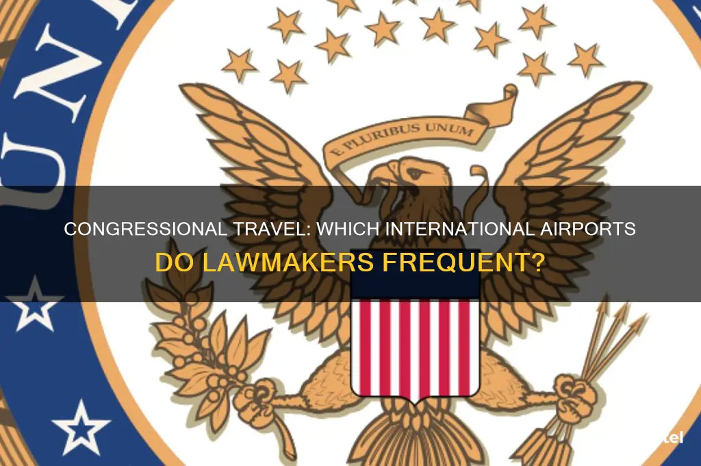 what international airports does congress use