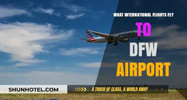 Explore Global Destinations: International Flights Serving DFW Airport
