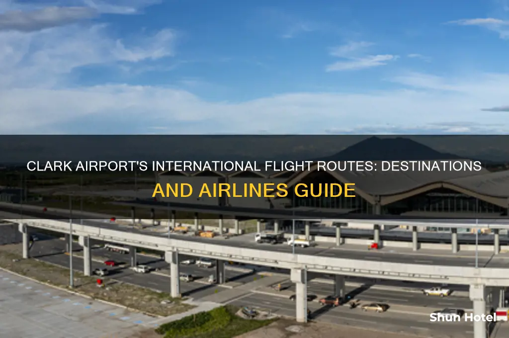 what international flights go through clark airport philippine