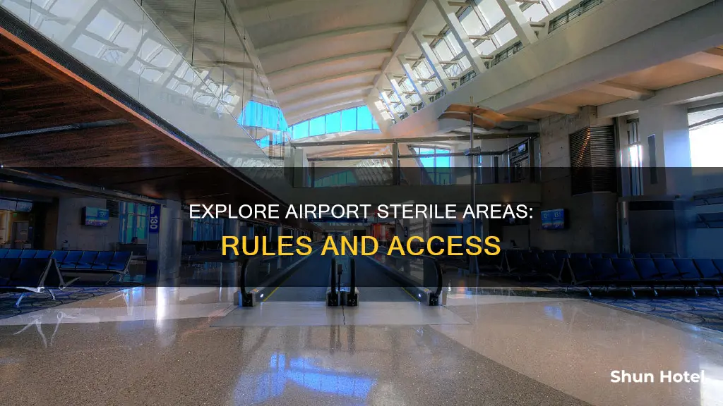 what is a airport sterile area