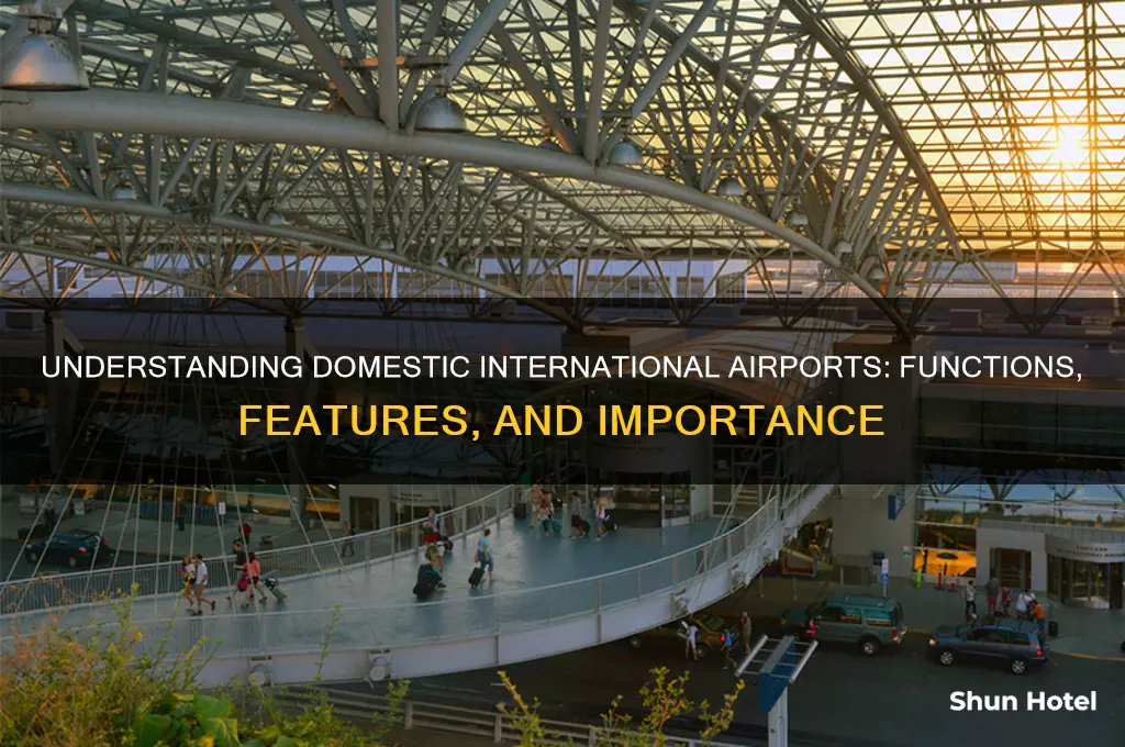 what is a domestic international airport