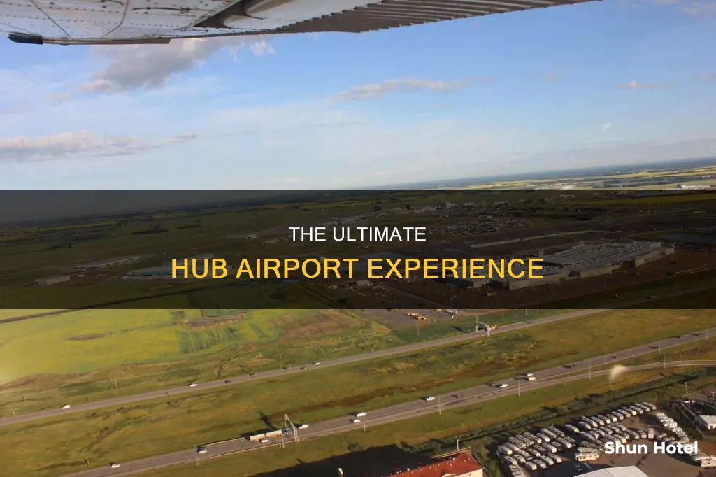 what is a large hub airport